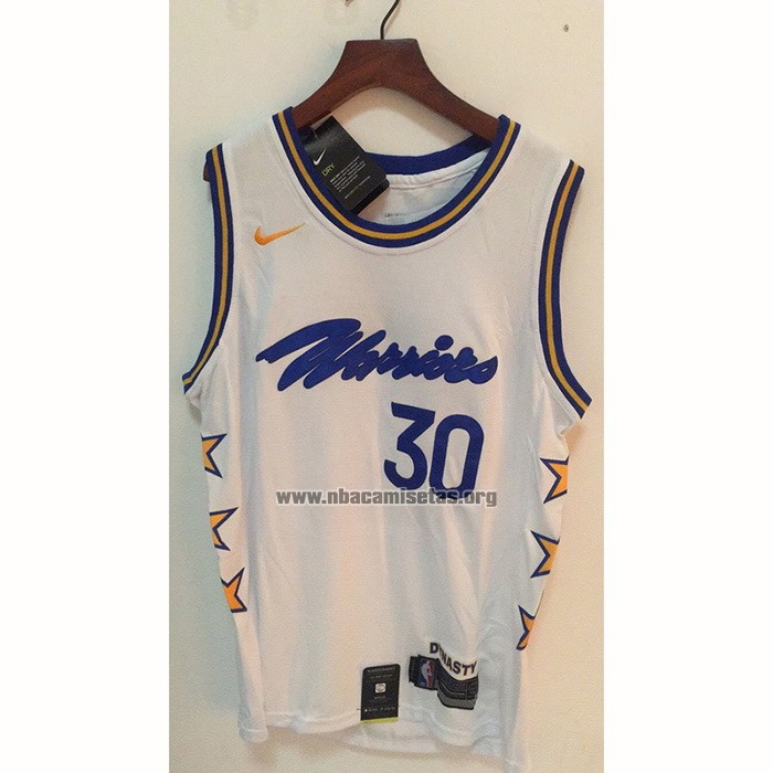 Camiseta Golden State Warriors Stephen Curry NO 30 Champs Whitestars 2022-23 Blanco